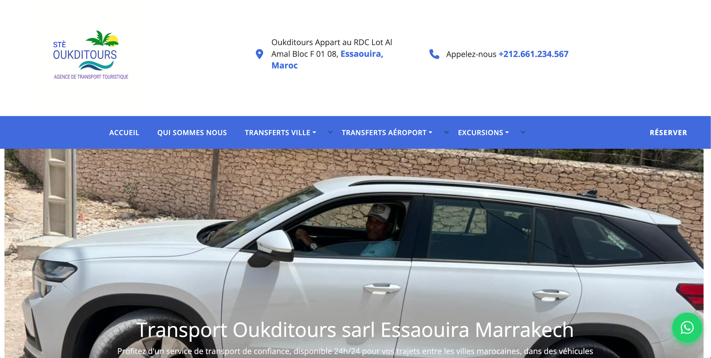 Oukditours - Application de réservation